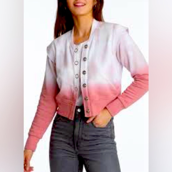 NWOT Pink Ombre 525 Button-Up Jacket - Picture 1 of 6